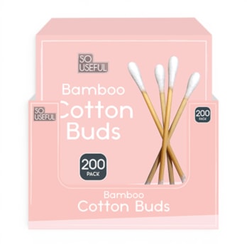 Wholesale Bamboo Cotton Buds 200pk CDU | Wholesale Direct