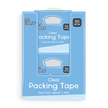 Wholesale Clear Packing Tape 50M CDU | Wholesale Direct