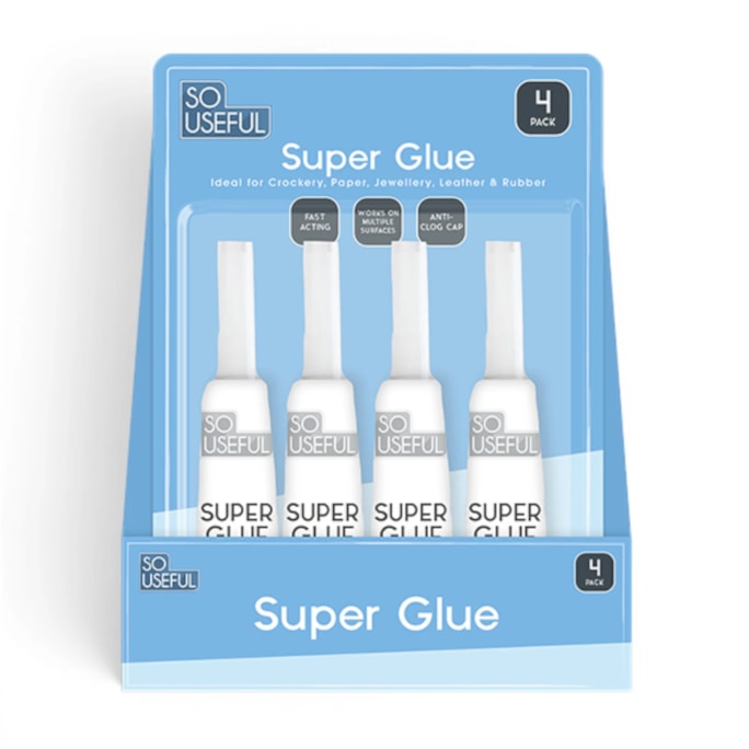 Wholesale Super Glue 4pk CDU | Wholesale Direct