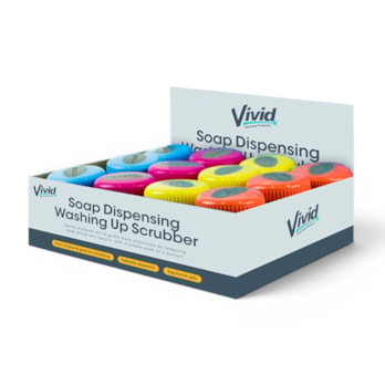 Wholesale Soap Dispensing Washing Up Scrubber CDU | Wholesale Direct Wholesale Soap Dispensing Washing Up Scrubber CDU | Wholesale Direct