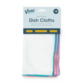 Wholesale Microfibre Dish Cloths 10pk | Wholesale Direct
