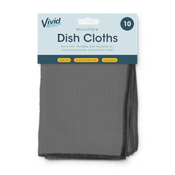 Wholesale Microfibre Dish Cloths 10PK | Wholesale Direct Wholesale Microfibre Dish Cloths 10PK | Wholesale Direct