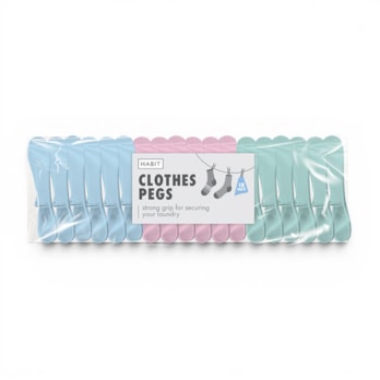Wholesale Strong Grip Clothes Pegs 18pk | Wholesale Direct
