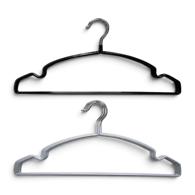 Wholesale Non Slip Plastic Coated Hangers 10pk | Wholesale Direct Wholesale Non Slip Plastic Coated Hangers 10pk | Wholesale Direct