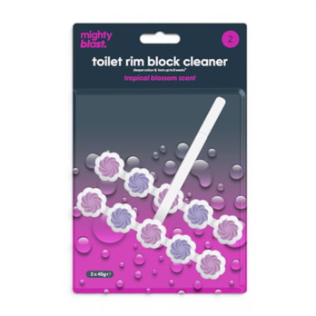 Wholesale Toilet Rim Block Cleaner Tropical Blossom 2pk | Wholesale Direct