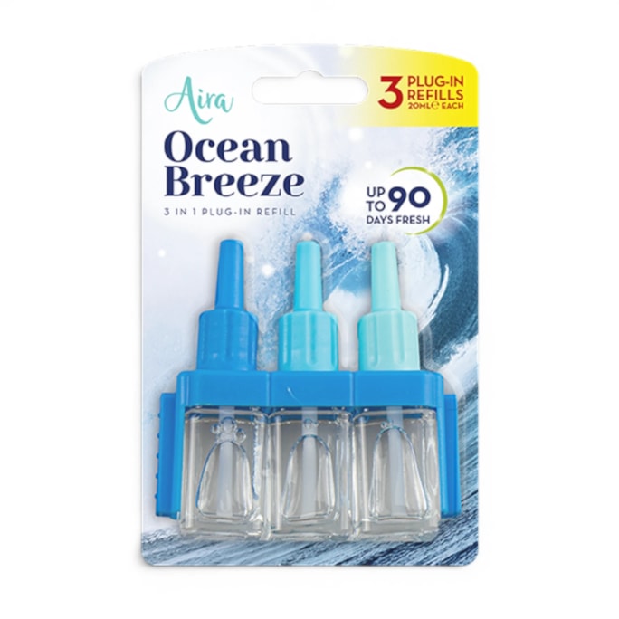 Wholesale Air Freshener Ocean Scent Refill 3pk CDU | Wholesale Direct