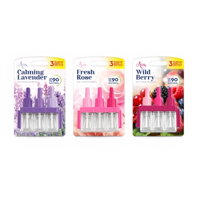 Wholesale Air Freshener Refill 3pk Asstd Fragrances CDU | Wholesale Direct