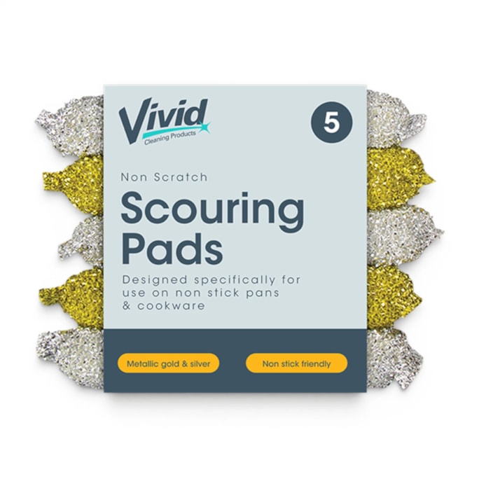 Wholesale Non Scratch Scouring Pads - 5 Pack | Wholesale Direct