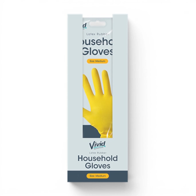 Wholesale Household Gloves 1 Pair CDU - Medium | Wholesale Direct