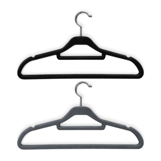 Wholesale Flocked Non-Slip Hangers 10pk | Wholesale Direct Wholesale Flocked Non-Slip Hangers 10pk | Wholesale Direct