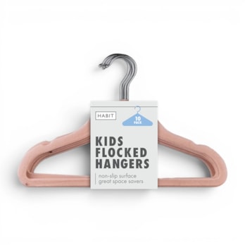 Wholesale Kids Velvet Clothes Hangers 10pk | Wholesale Direct