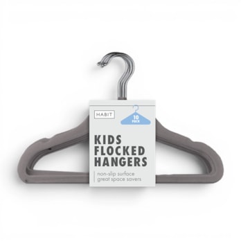 Wholesale Kids Velvet Clothes Hangers 10pk | Wholesale Direct