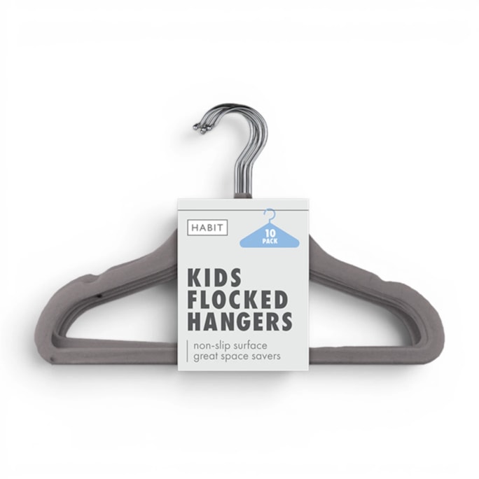 Wholesale Kids Velvet Clothes Hangers 10pk | Wholesale Direct
