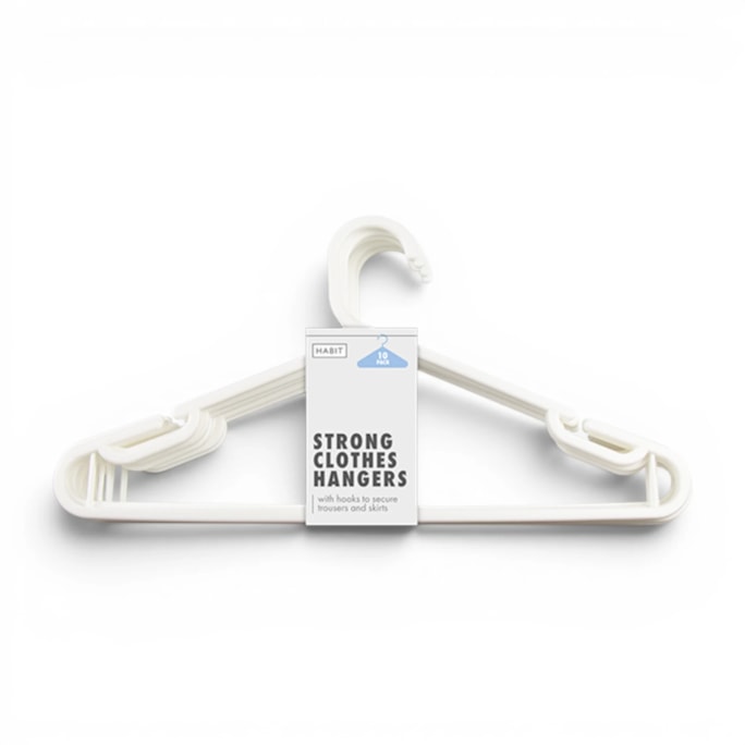 Wholesale Strong Clothes Hangers 10pk | Wholesale Direct
