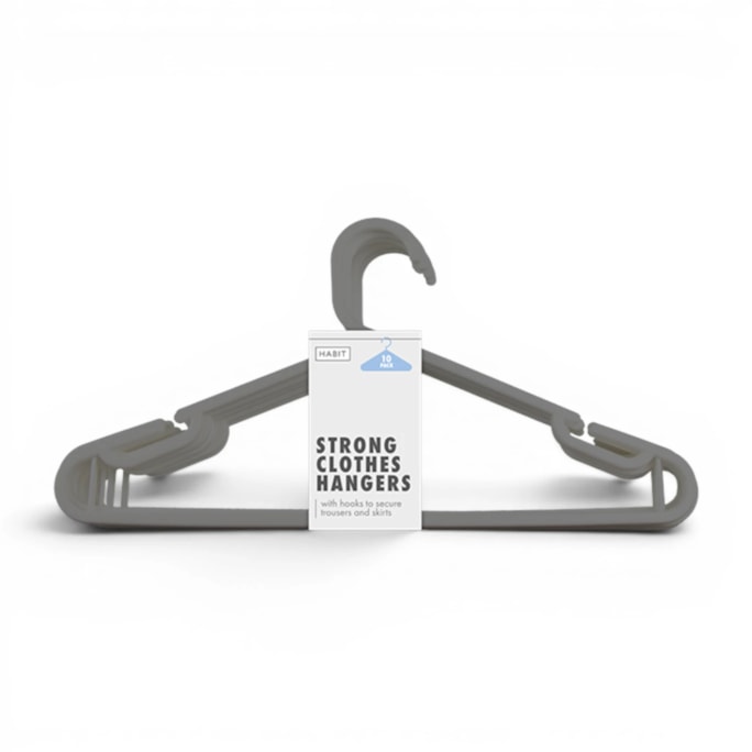 Wholesale Strong Clothes Hangers 10pk | Wholesale Direct Wholesale Strong Clothes Hangers 10pk | Wholesale Direct