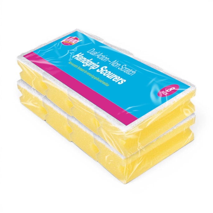 Wholesale Vivid Non-Scratch Scourers 8pk | Wholesale Direct