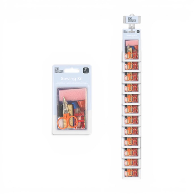 Wholesale Sewing Kit 21 Piece With Clip Strip | Wholesale Direct Wholesale Sewing Kit 21 Piece With Clip Strip | Wholesale Direct