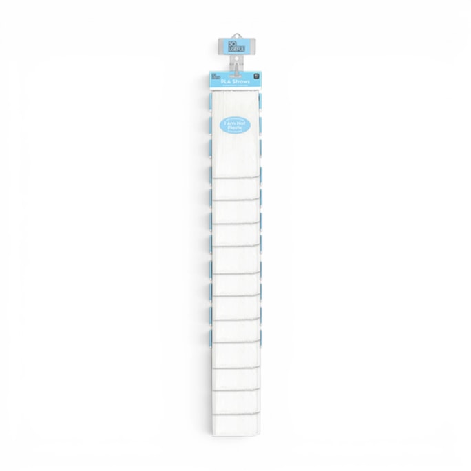 Wholesale Biodegradable Plastic Straws 80pk With Clip Strip | Wholesale Direct