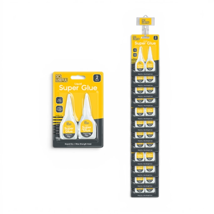 Wholesale Superglue 10g 2pk With Clip Strip | Wholesale Direct