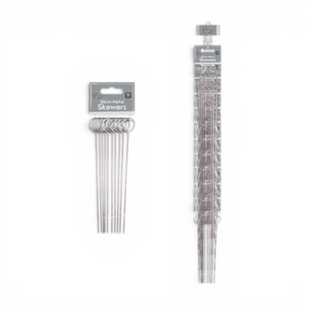 Wholesale Metal Skewers 10pk With Clip Strip | Wholesale Direct