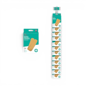 Wholesale Fabric Plasters 100pk With Clip Strip | Wholesale Direct