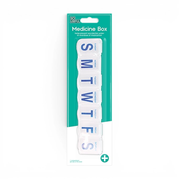 Wholesale Seven Day Slim Pill Box With Clip Strip | Wholesale Direct