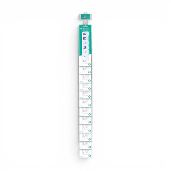 Wholesale Seven Day Slim Pill Box With Clip Strip | Wholesale Direct