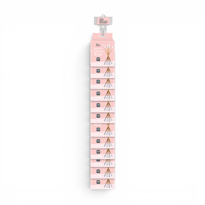 Wholesale Bamboo Cotton Buds 200pk With Clip Strip | Wholesale Direct