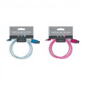 Wholesale Lightning Light Up Charging Cable With Clip Strip | Wholesale Direct