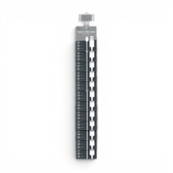 Wholesale Type-C to USB White Cable 1m With Clip Strip | Wholesale Direct