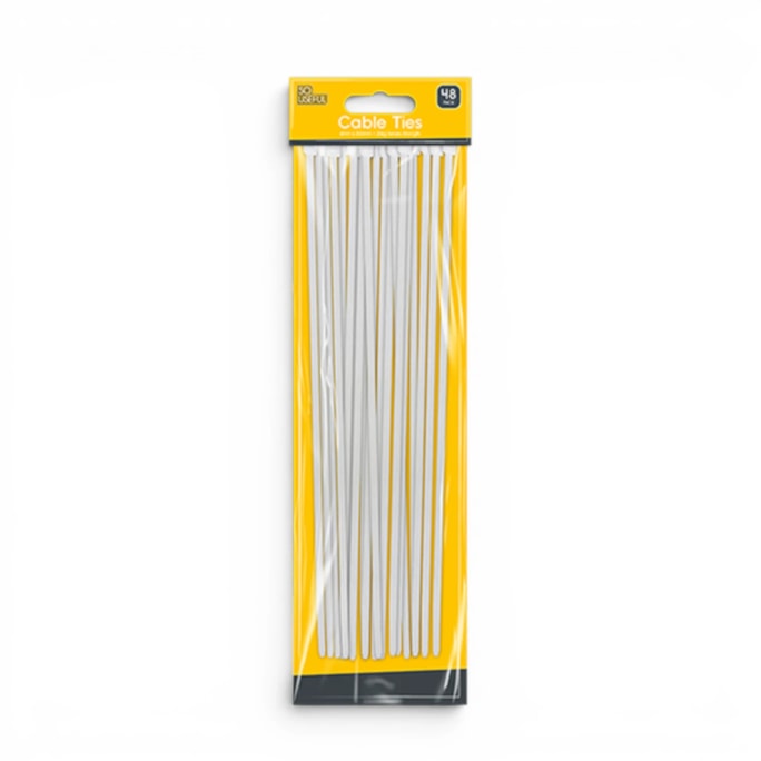 Wholesale Cable Ties 48pk With Clip Strip | Wholesale Direct