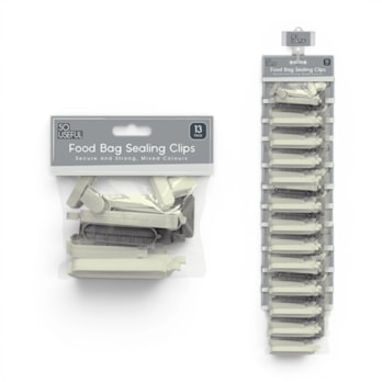 Wholesale Bag Sealing Clips 13pk With Clip Strip | Wholesale Direct