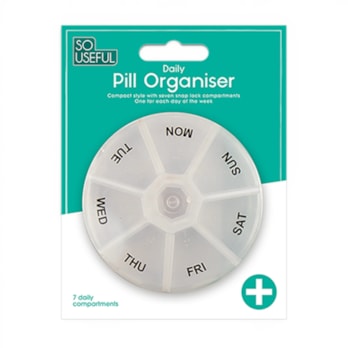 Wholesale Weekly Pill Organiser With Clip Strip | Wholesale Direct