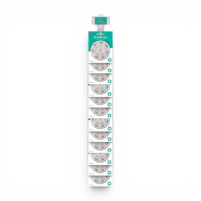 Wholesale Weekly Pill Organiser With Clip Strip | Wholesale Direct