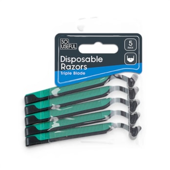 Wholesale Mens Disposable 2 Blade Razor 5pk With Clip Strip | Wholesale Direct