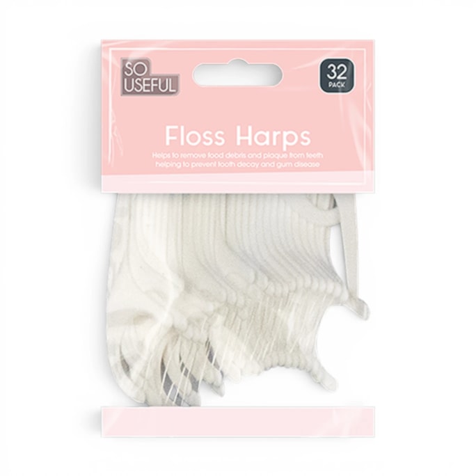 Wholesale Floss Harps 32pk With Clip Strip | Wholesale Direct