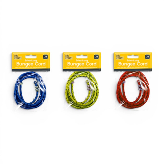 Wholesale Bungee Cord 1.8m With Clip Strip | Wholesale Direct Wholesale Bungee Cord 1.8m With Clip Strip | Wholesale Direct
