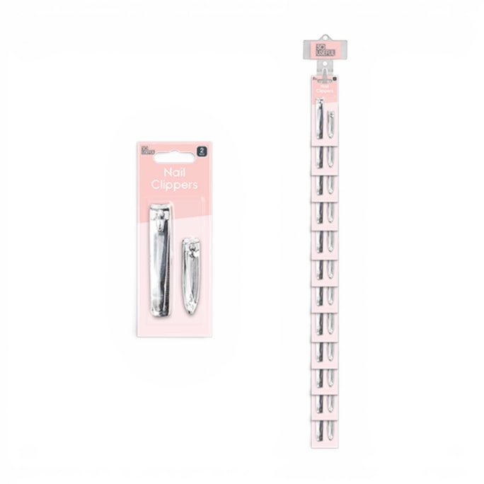 Wholesale Nail Clippers 2pk With Clip Strip | Wholesale Direct Wholesale Nail Clippers 2pk With Clip Strip | Wholesale Direct