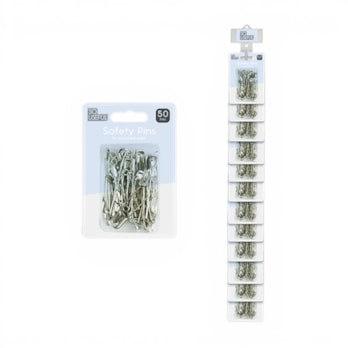 Wholesale Safety Pins 50pk With Clip Strip | Wholesale Direct