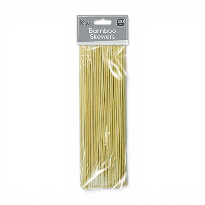 Wholesale Bamboo Skewers 100pk With Clip Strip | Wholesale Direct