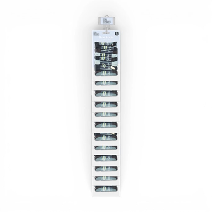 Wholesale Shoe Laces 8 Pairs With Clip Strip | Wholesale Direct