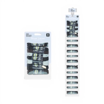 Wholesale Shoe Laces 8 Pairs With Clip Strip | Wholesale Direct Wholesale Shoe Laces 8 Pairs With Clip Strip | Wholesale Direct