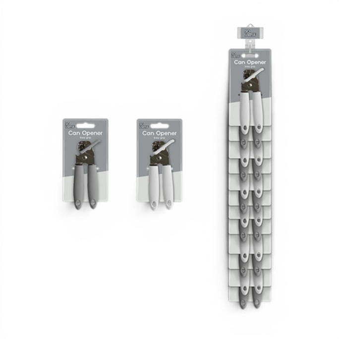 Wholesale Soft Grip Tin Opener With Clip Strip | Wholesale Direct
