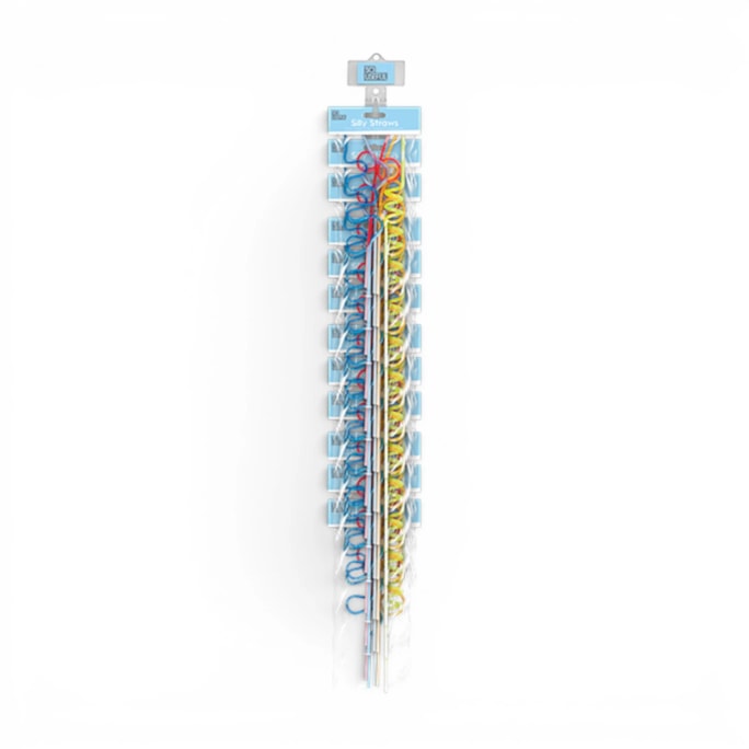 Wholesale Silly Straws 5pk With Clip Strip | Wholesale Direct Wholesale Silly Straws 5pk With Clip Strip | Wholesale Direct