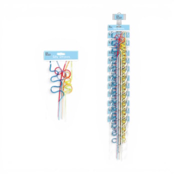 Wholesale Silly Straws 5pk With Clip Strip | Wholesale Direct Wholesale Silly Straws 5pk With Clip Strip | Wholesale Direct