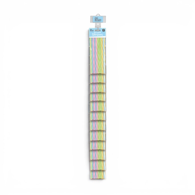 Wholesale Reusable Straw 20pk With Clip Strip | Wholesale Direct