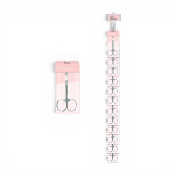 Wholesale Stainless Steel Cuticle Scissors With Clip Strip | Wholesale Direct Wholesale Stainless Steel Cuticle Scissors With Clip Strip | Wholesale Direct