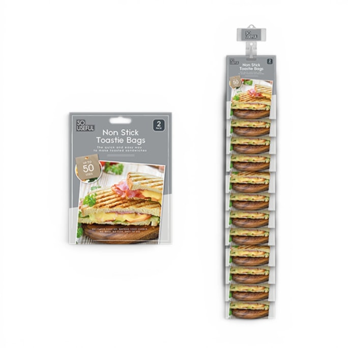 Wholesale Toaster Bag 2pk With Clip Strip | Wholesale Direct