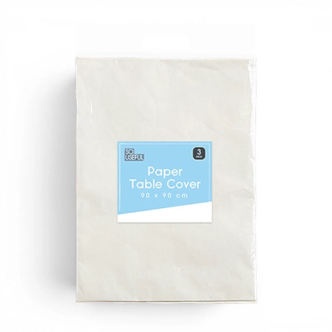 Wholesale Paper Table Cloths 3pk With Clip Strip | Wholesale Direct