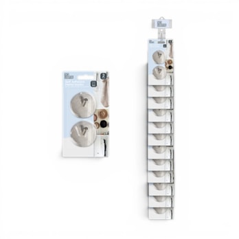 Wholesale Metal Self Adhesive Hooks 2pk With Clip Strip | Wholesale Direct Wholesale Metal Self Adhesive Hooks 2pk With Clip Strip | Wholesale Direct